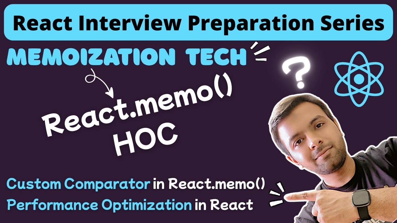 Memoization and React.memo | Custom Comparator in React.memo | React Performance Optimization