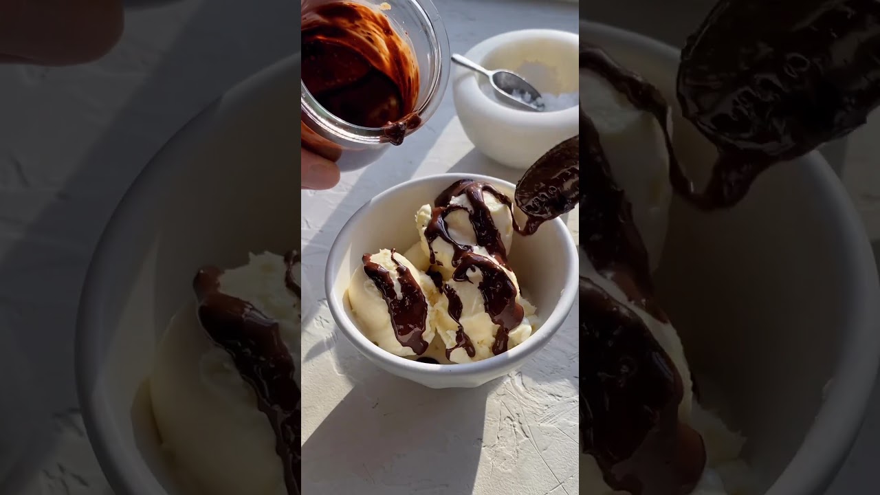 CHOCOLATE MAGIC SHELL ICE CREAM. Hormone-friendly eats. 