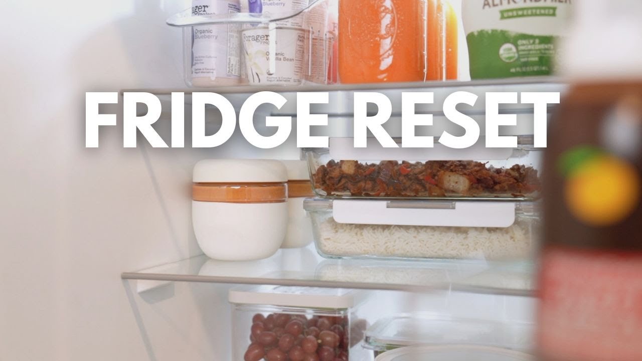 Fridge Organization, Deep Clean & Healthy Food Restock | Calm & Peaceful