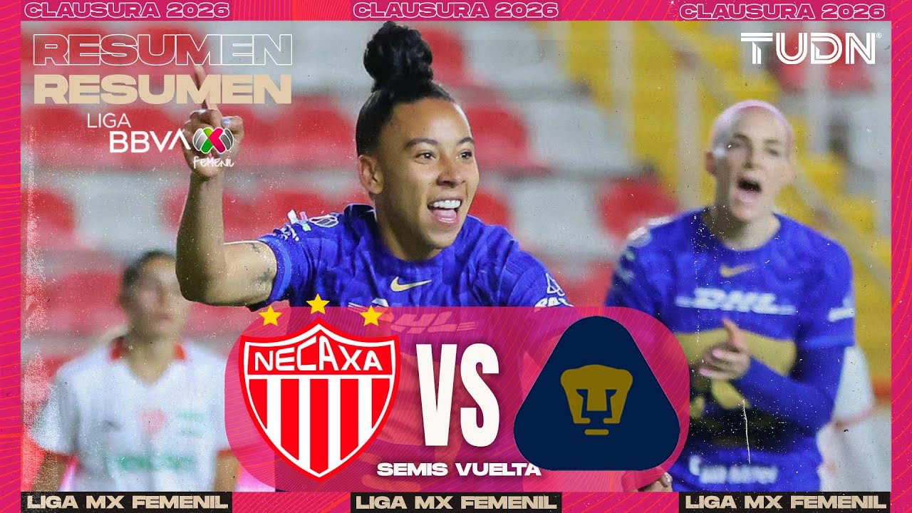 Resumen y goles - Necaxa vs Pumas | Liga MX Femenil - Jornada 4 Clausura 2026 | TUDN
