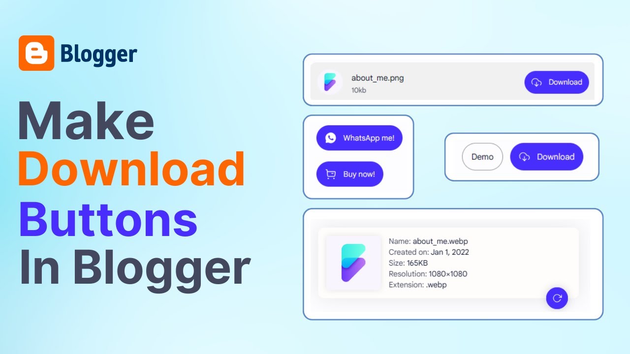 How to make Download Buttons in Blogger | Plus UI Tutorial | Make Timer in Download | Ai Tech 97