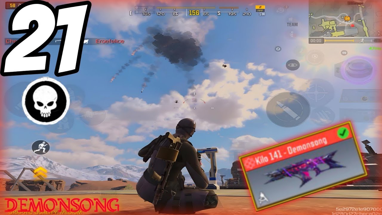Best Mythic kilo 141 Demonsong  is back 🔥🔥 | solo vs squad gameplay | CoD Mobile