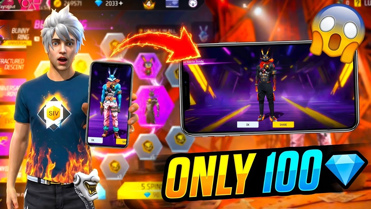 I pulled ALL Bunny Bundles for only 100 Diamonds 💀🔥 New First Spin Trick🤯