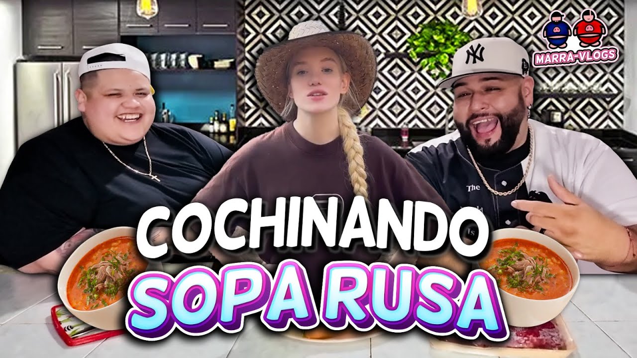 Nuestra AMIGA RUSA 🪆 nos ENSEÑA a COCINAR COMIDA TÍPICA DE RUSIA - MarraVlogs