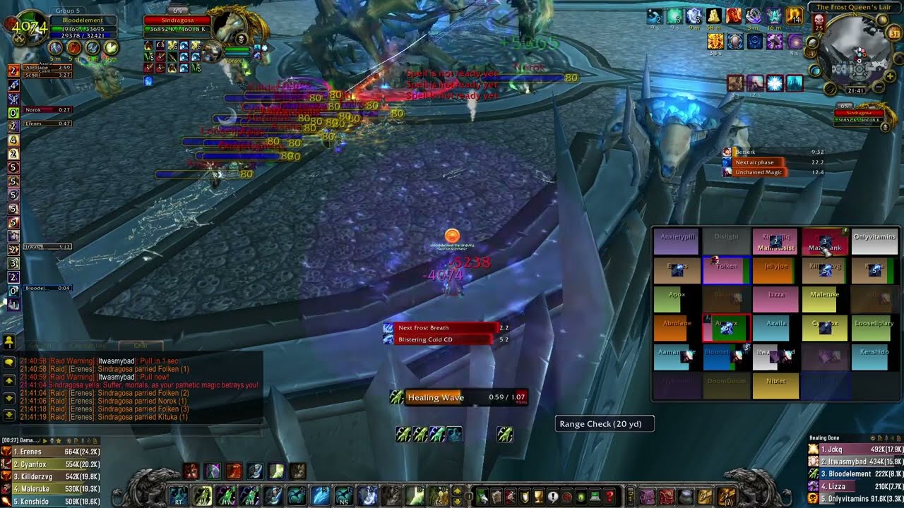 ICC 25 HC Sindy resto shaman pov - SayNoToTryhard [Warmane]