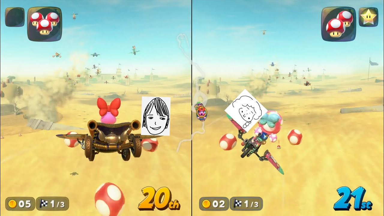 マリオカートワールドに娘と挑戦 150ccフラワーカップ結果は…