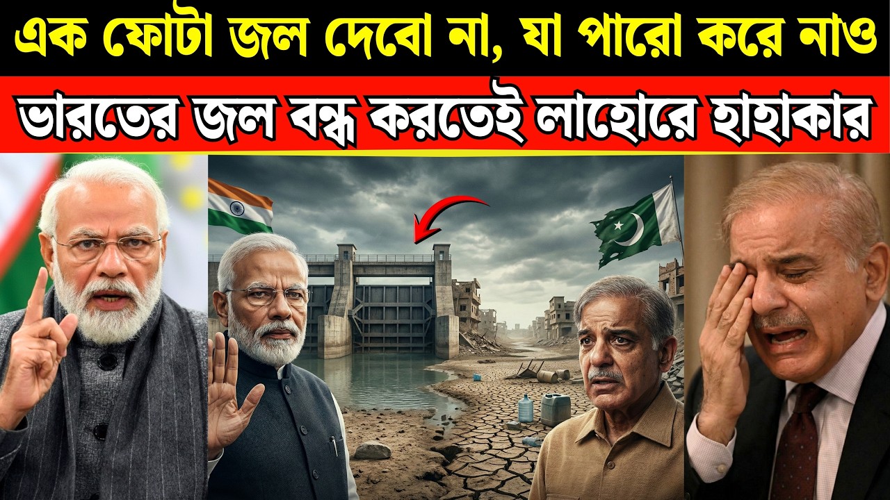 এক ফোটাও জল দেবো না | পাকিস্তানের শেষ জল বন্ধ | Ravi River Water War | Pakistan Economic Collapse