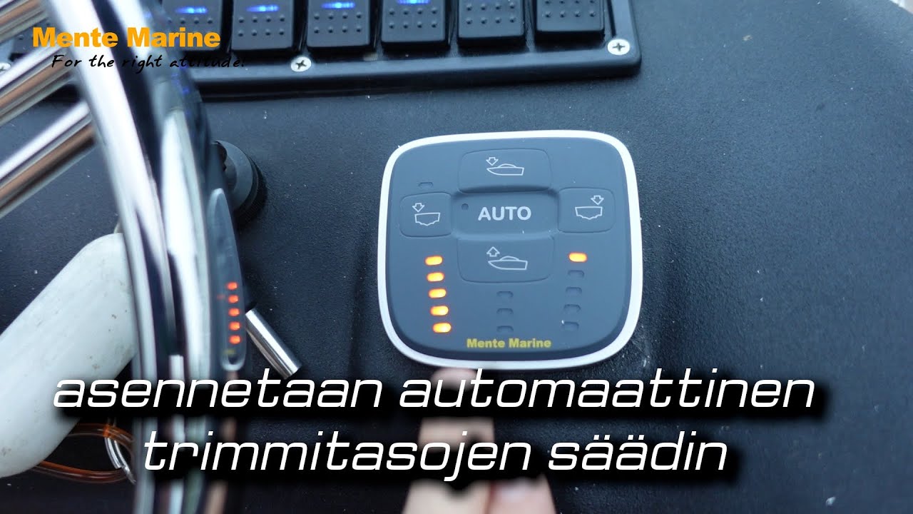 Asennetaan Mente Marine ACS RP -trimmiautomatiikka