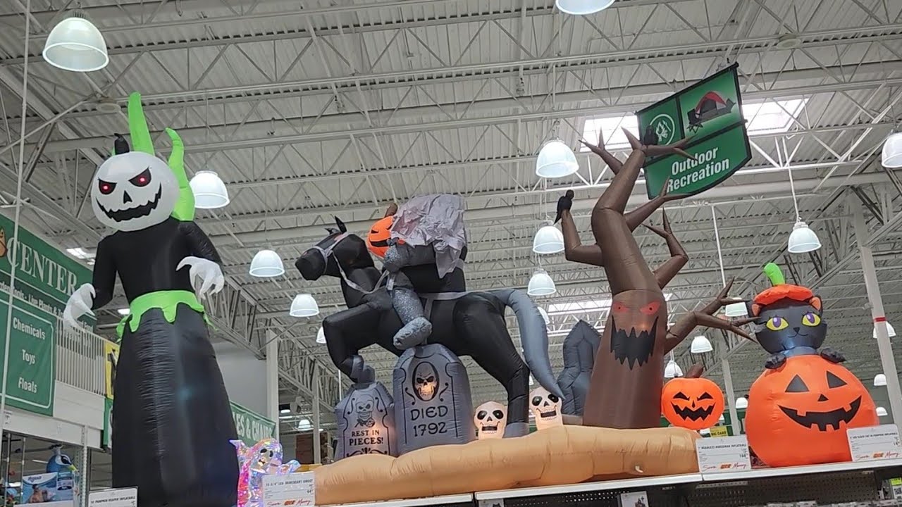 Menards Halloween Display 2025