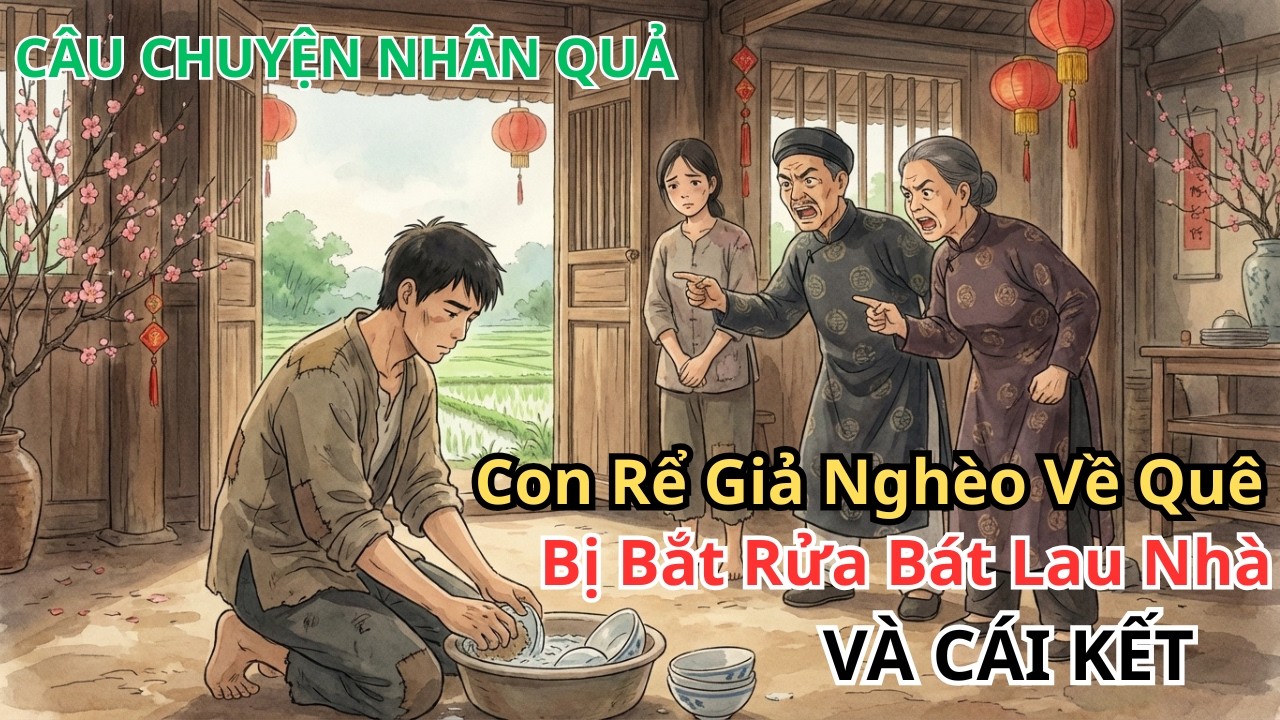 Con Rể Giả Nghèo Về Quê Bị Bắt Rửa Bát Lau Nhà Suốt Tết, Đến Khi Chủ Tịch Tập Đoàn|Chuyện Nhân Quả