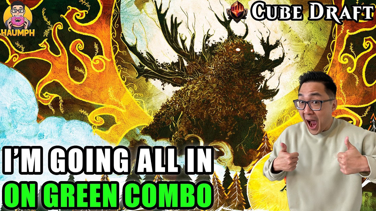I'm Going All In On Green Combo | Powered Cube Draft | MTG Arena