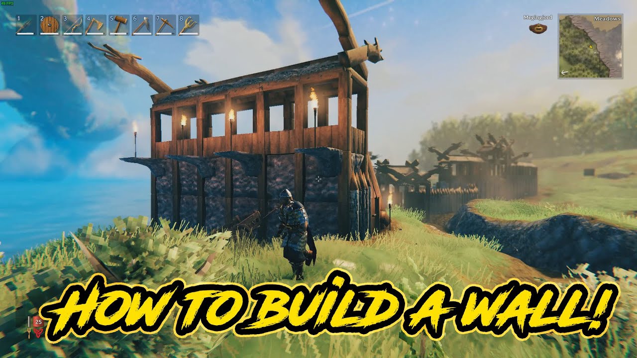 How To Build An Advanced Wall In Valheim