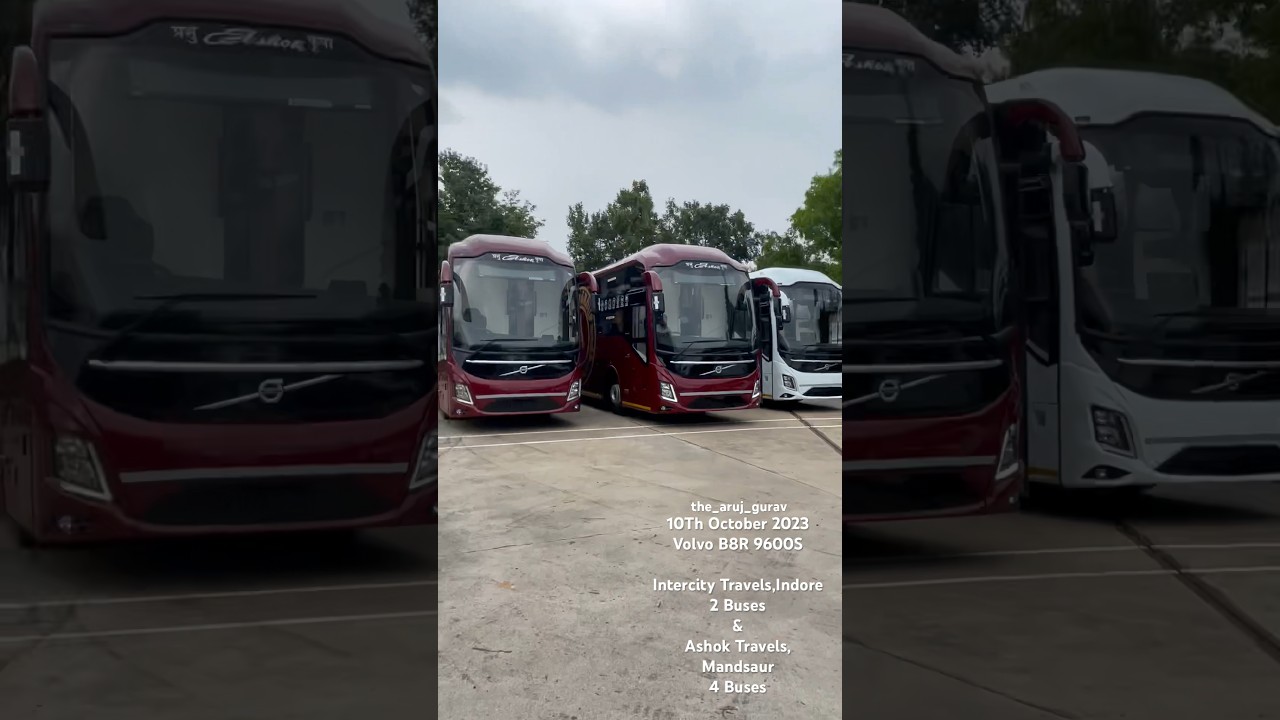 Madhya Pradesh&rsquo;s Upcoming Volvo B8R 9600S | Ashok Mandsuar & Intercity Travels,Indore #bus #volvo