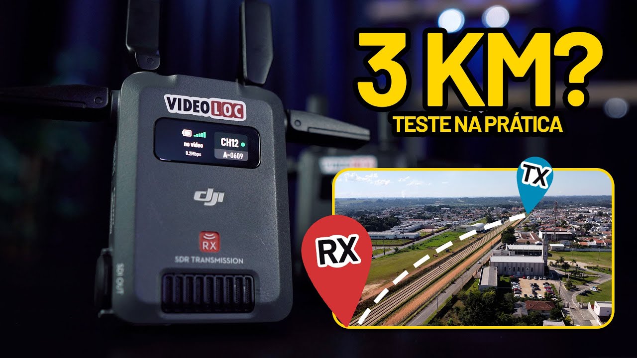 DJI SDR - Transmissor de vídeo que PROMETE 3 KILOMETROS de sinal.