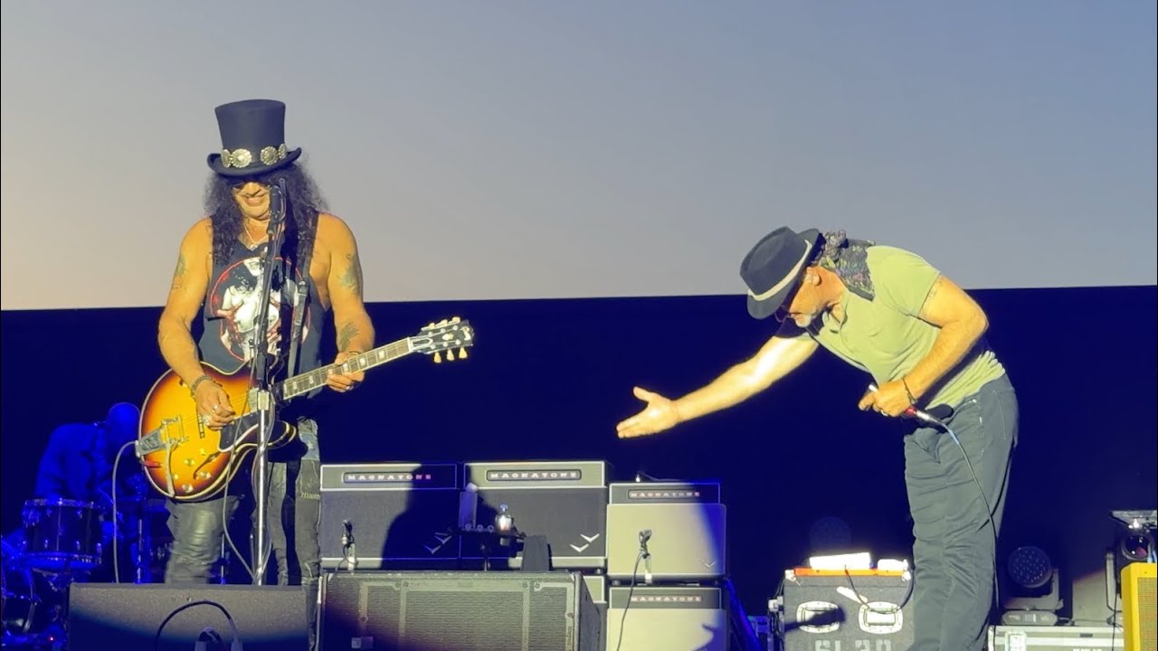 Slash & (Survivor man) Les Stroud Rock ‘The Pusher’ Live in Bend, Oregon 4K