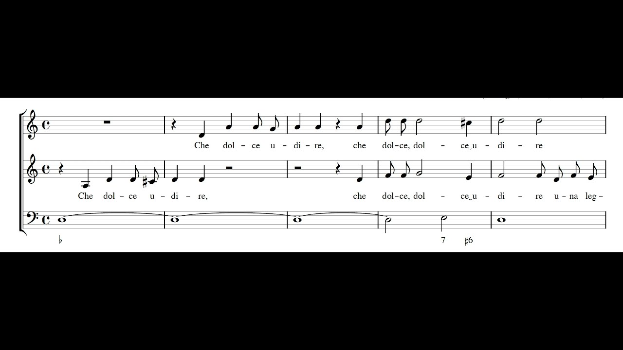 BARBARA STROZZI: Canto di bella bocca (Che dolce udire) PDF SCORE