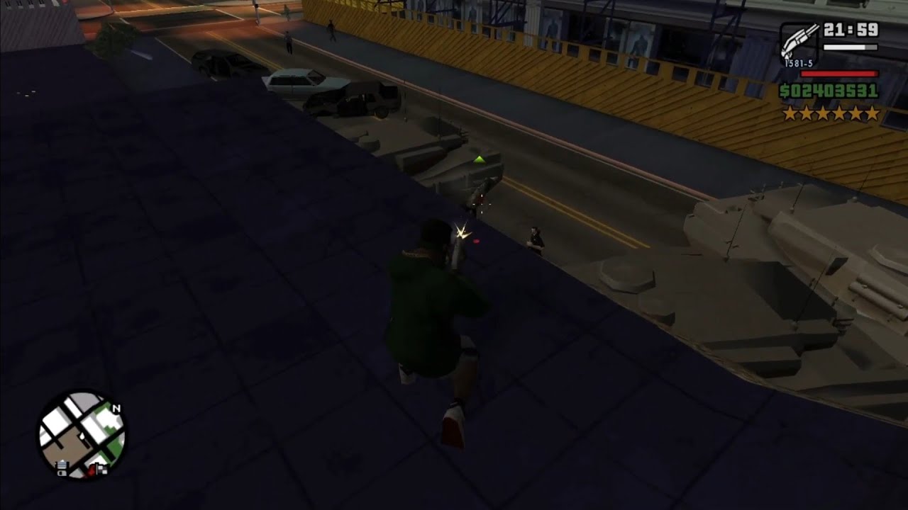 GTA San Andreas - 6 Star Rampage + Escape (PC) - (Part 1)