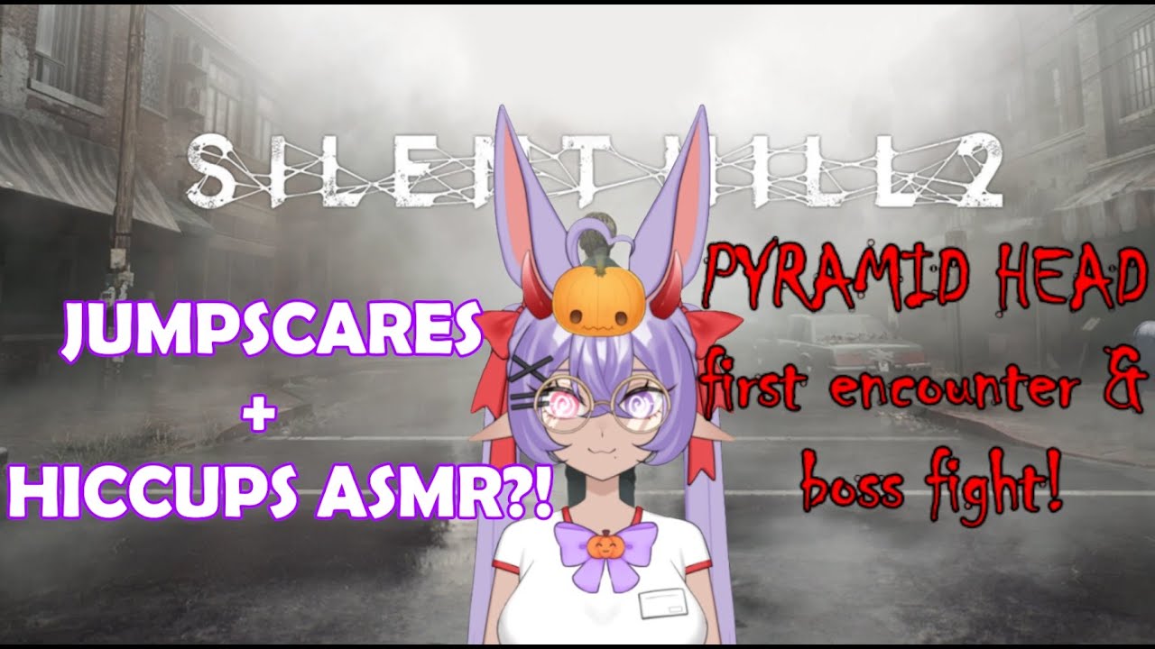 Bunnytuber vs Silent Hill 2 Pyramid Head and hiccups 20 times!