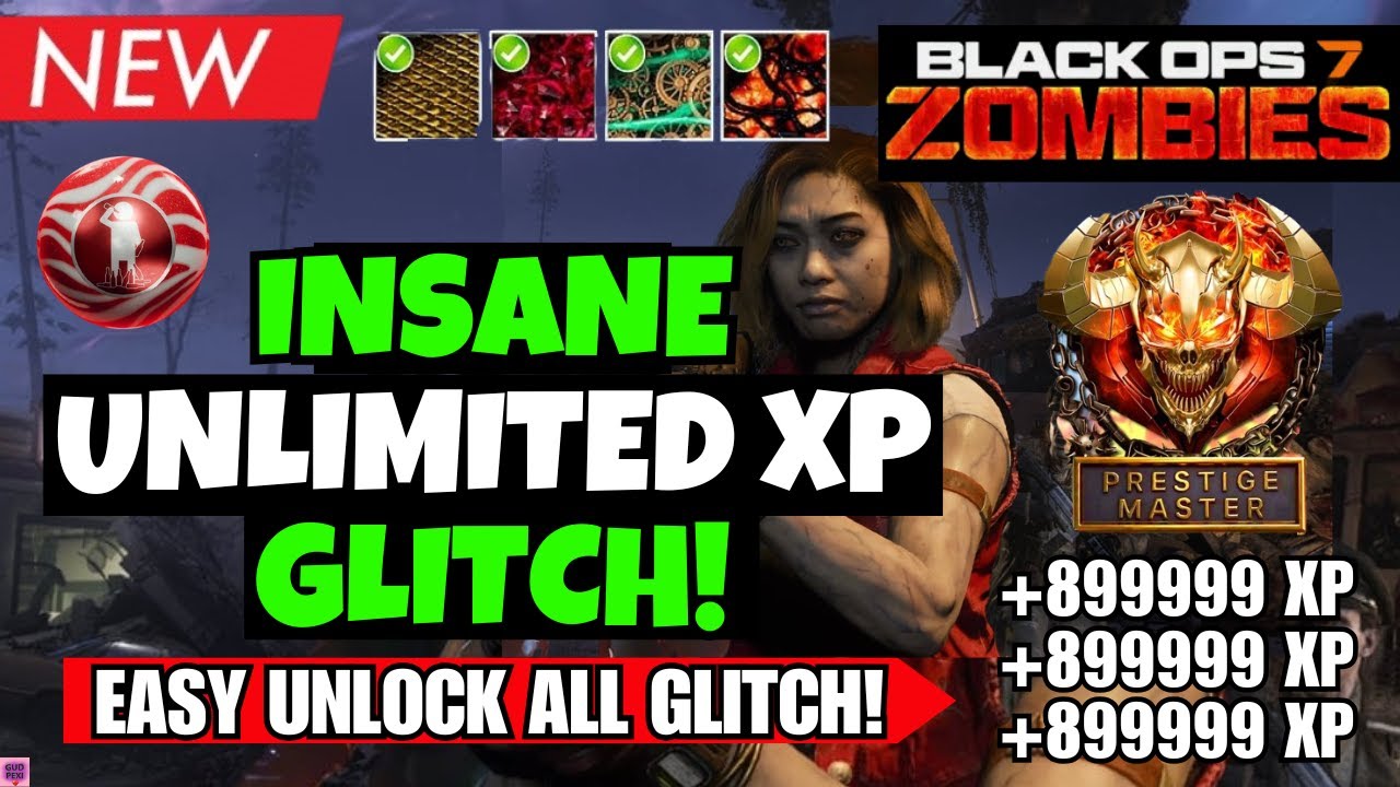 *NEW* BO7 SOLO UNLIMITED XP GLITCH AFTER PATCH! AFK CAMO FARM FAST LEVEL 1000 | BO7 ZOMBIES GLITCH