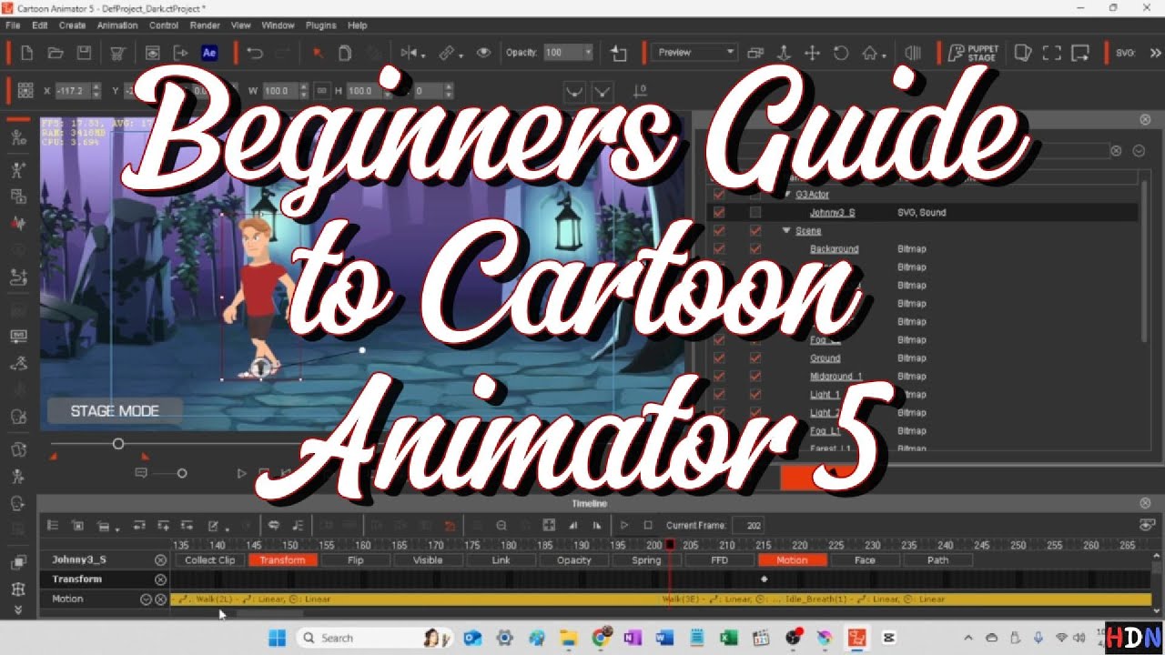 Руководство для начинающих по Cartoon Animator 5 — Настройка CTA5 и Krita — Создание вашего перво...