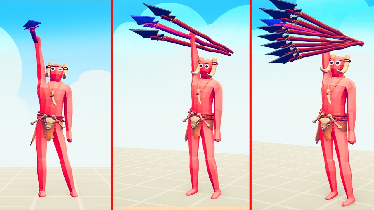 EVOLUTION OP SPEARTHROWER vs UNITS | TABS - Totally Accurate Battle Simulator