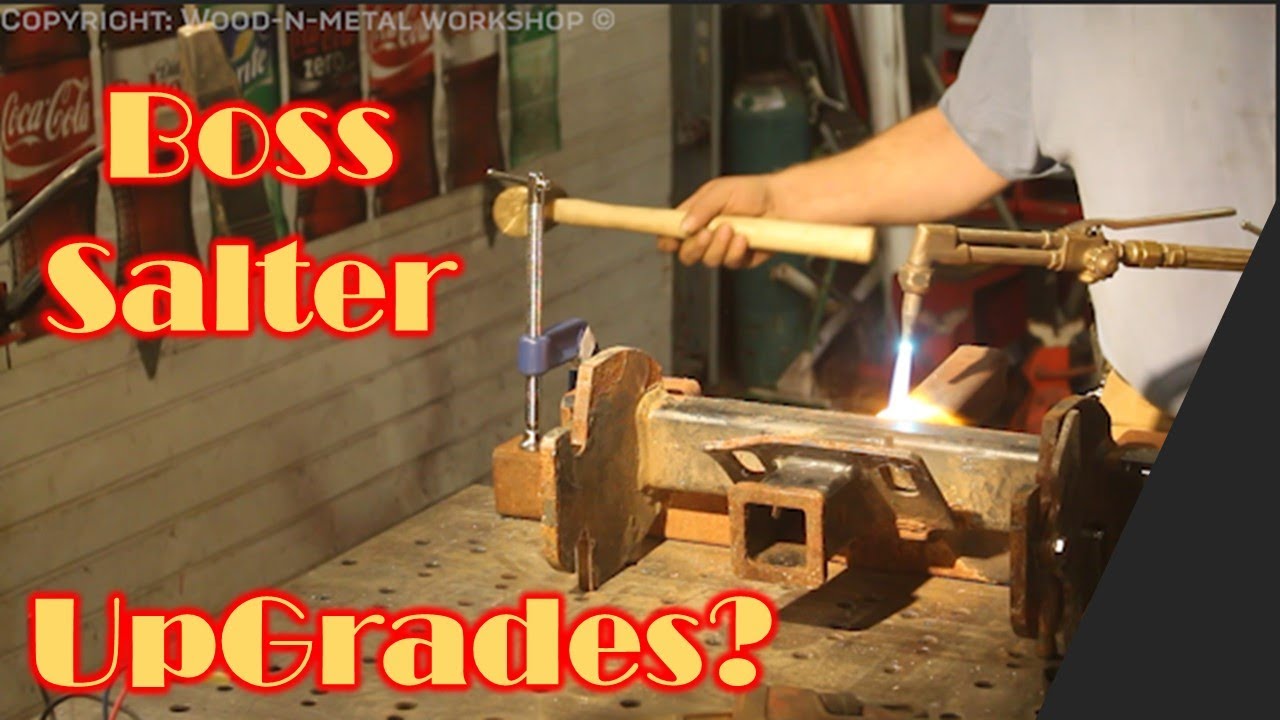 Boss Receiver hitch salt spreader upgrades part one