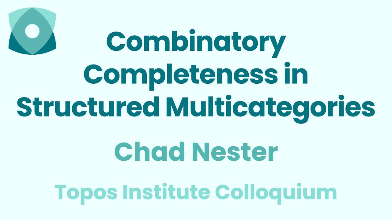 Chad Nester: Combinatory Completeness in Structured Multicategories