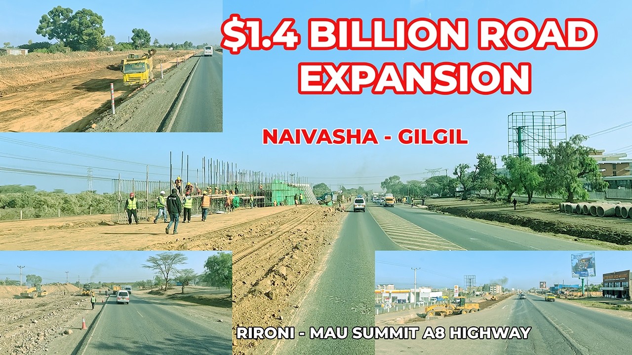 $1.4B Rironi - Mau Summit A8 Highway Expansion | Naivasha to Gilgil 4K Drive Pt2