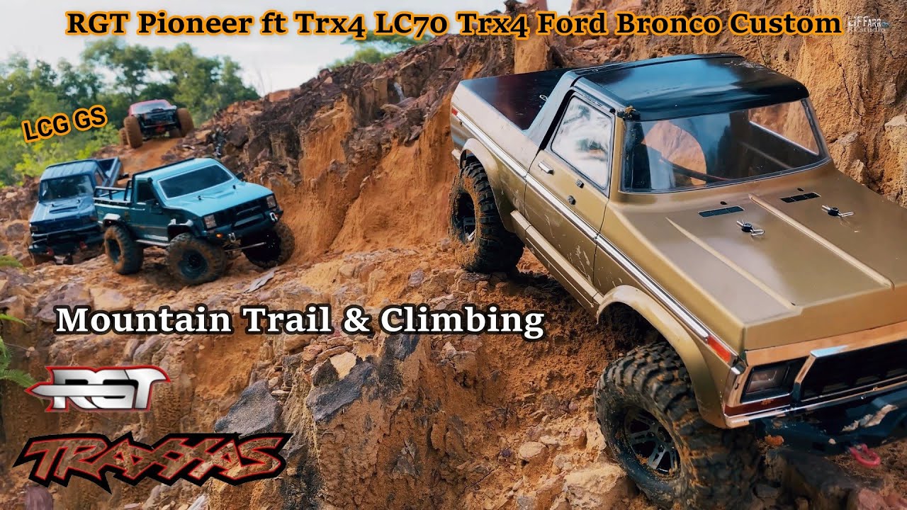 RC Scale 1/10 | Mountain Trail and Climb | Trx4 Toyota LC70 | Rgt Pioneer | EX 86110 | Trx4 Bronco