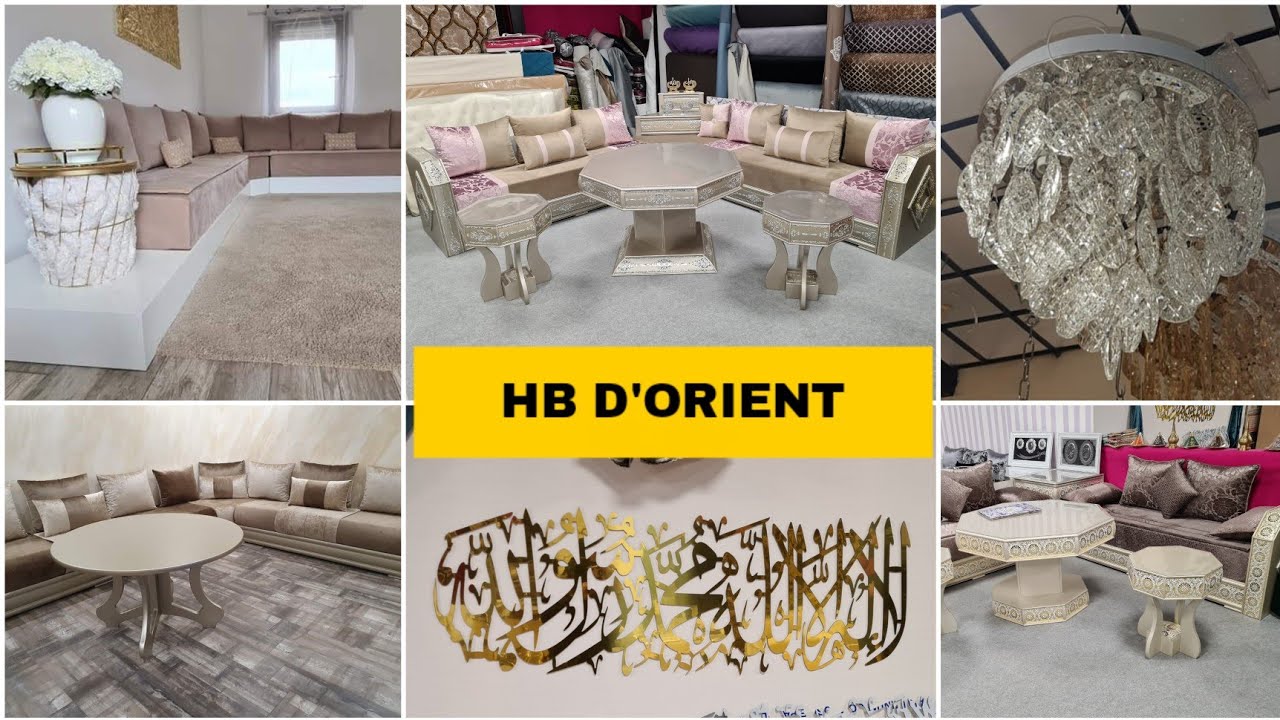 HB D'ORIENT 63 SALON MAROCAIN SUR MESURE NOUVEAUTÉS 2021 #SALON_MAROCAIN_2021 #CLERMONT-FERRAND