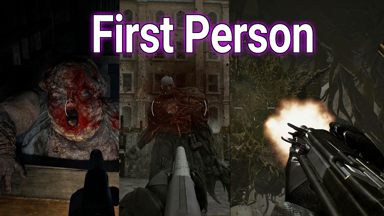 Resident Evil Requiem All Of Leon Boss Fights In First Person