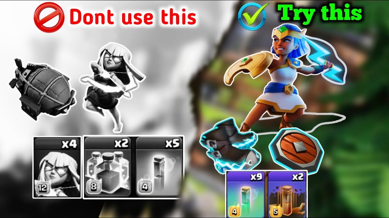 TH17 Super Hog Rider strategy | RC with Electro Boots | Tamil | Vicky Gaming