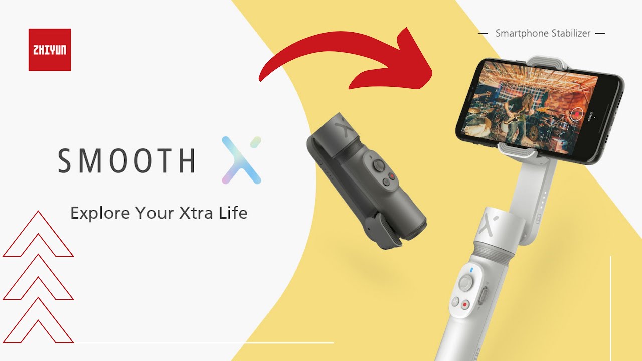 Zhiyun Smooth X | #STABILISATEUR SMARTPHONE MULTIFONCTIONS PAS CHER parfait pour les réseaux sociaux