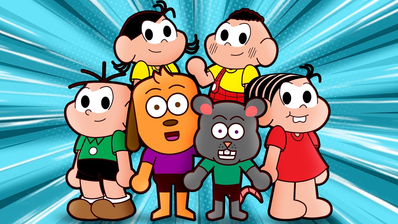 Dogo e Ratch com Turma da Mônica | Desenho animado