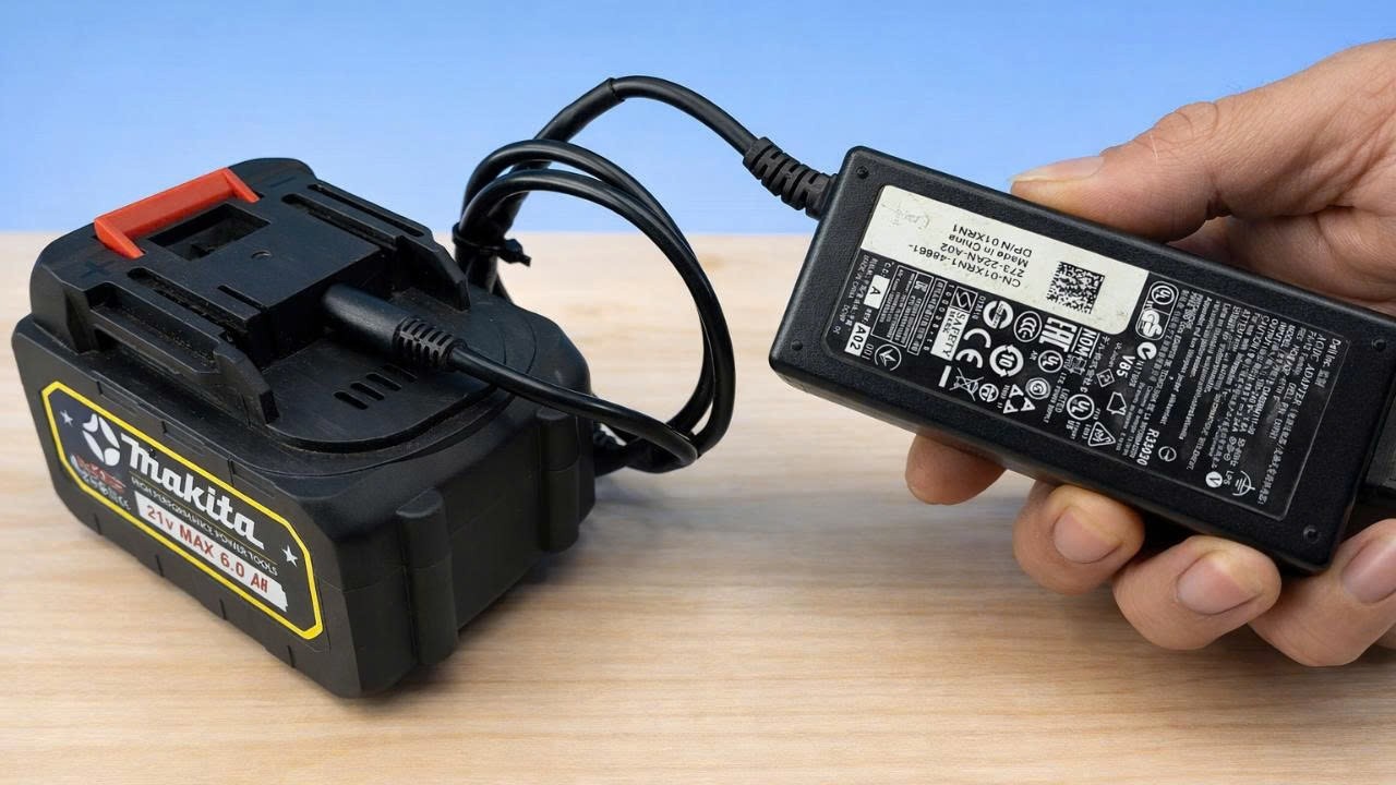 🔋 Прекратите покупать новые аккумуляторы для дрелей! Попробуйте зарядное устройство для ноутбука ...