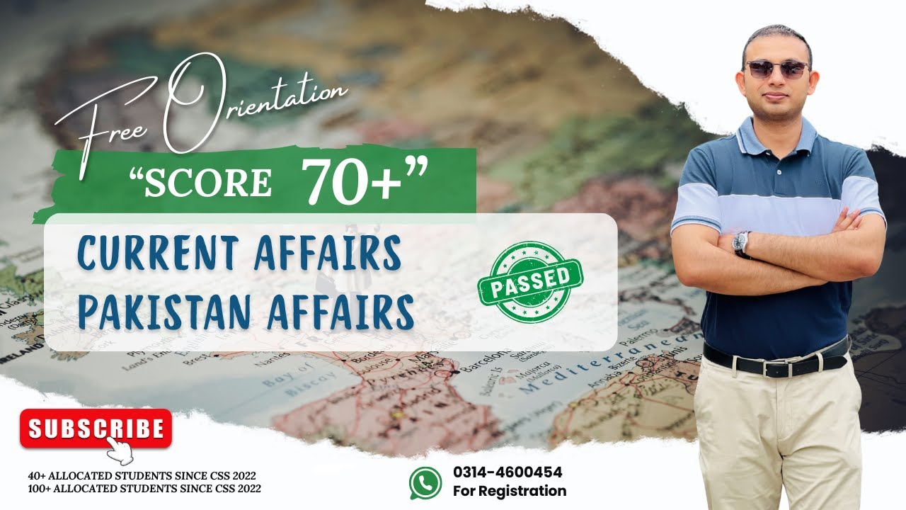 Kickstart Your CSS Journey | Orientation with Sir Usman PAS