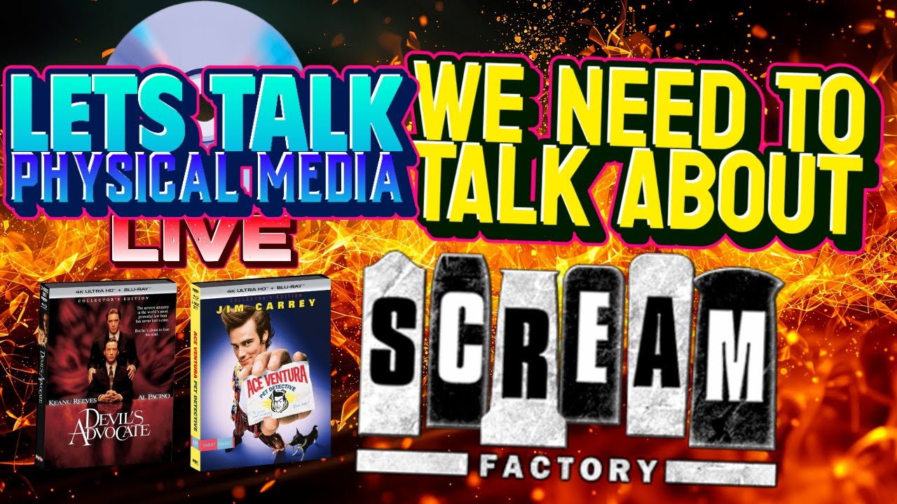We need to talk about Scream factory - Lets Talk Physical Media LIVE