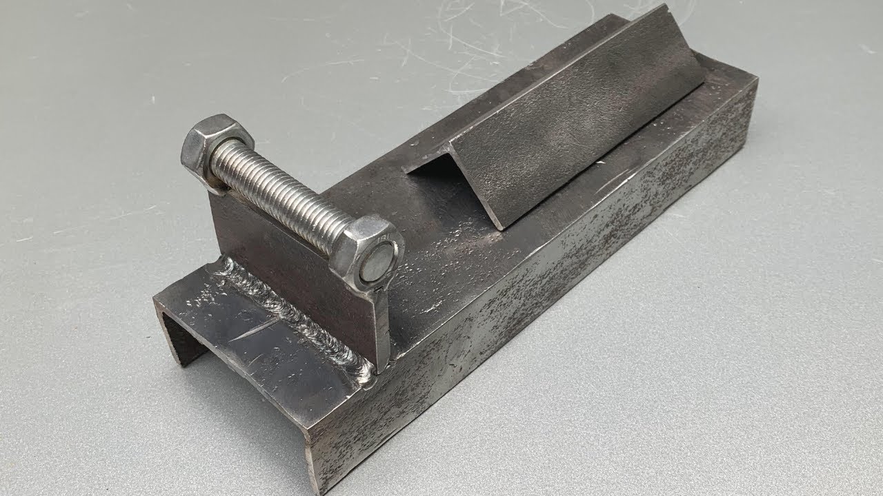 Only Do This Once, You Can Use It Forever ///How To Make An Iron Bending Tool!!!