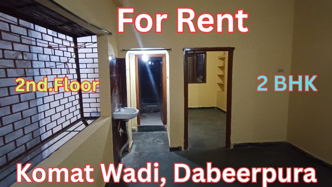 Flat For Rent. 2nd.Floor 2BHK. at. Komat wadi Dabeerpura Hyderabad. Contact. 8688507572