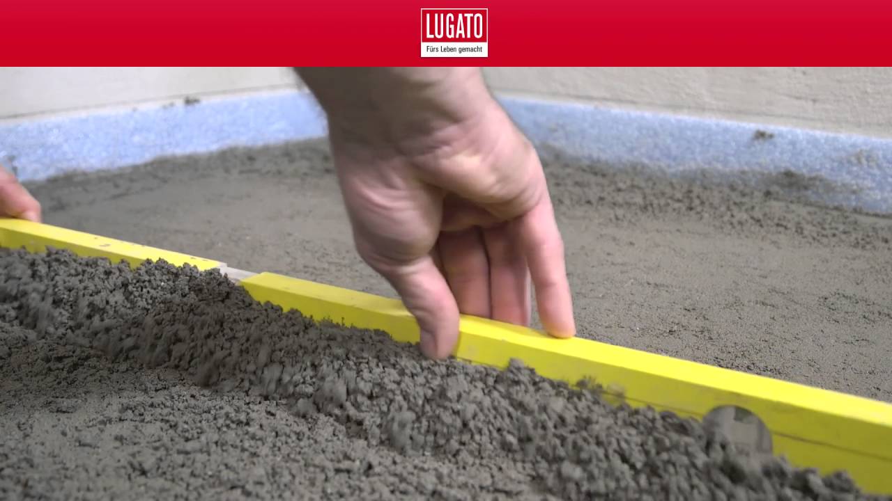 Vorbereitung des Untergrundes einer bodengleichen Dusche Teil 1/5 LUGATO