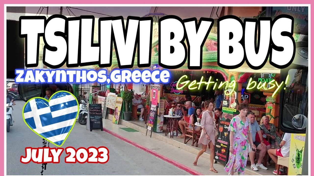 TSILIVI  BY BUS The cheapest transportation in the Island #greece #tsilivi #zante #zakynthos #travel