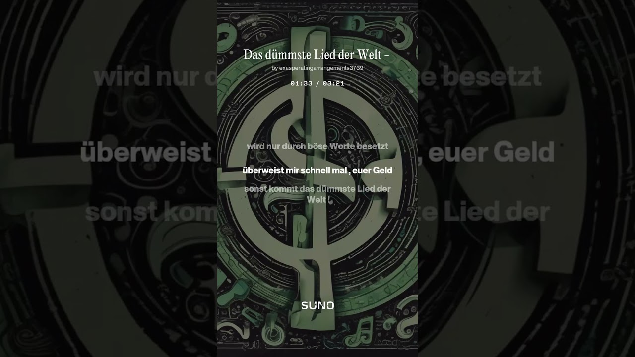 Das dümmste Lied der Welt - heavy metal - version - 😎😵‍💫🤪🐶- #lied #satire #musik #spaß #humor