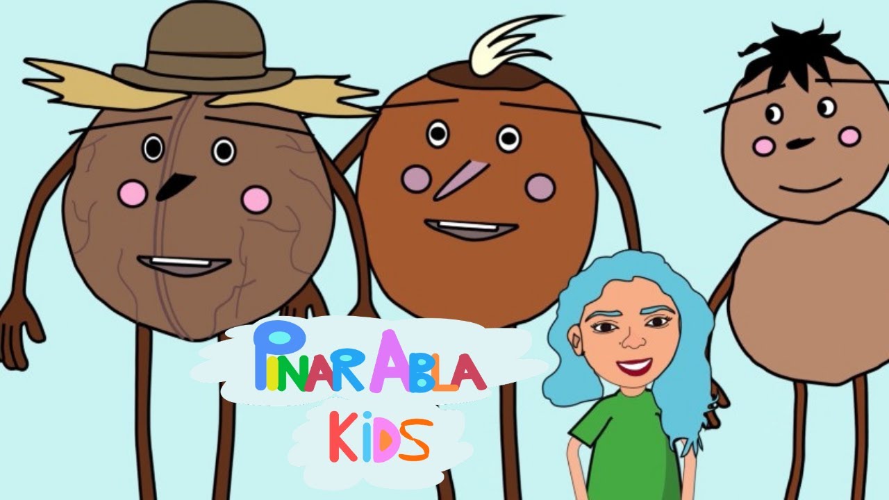 Ceviz Adam Şip Şap Şop - Eğlenceli Türkçe Çocuk Şarkısı (Animasyonlu Klip) I Pınarablakids (0-4 Yaş)