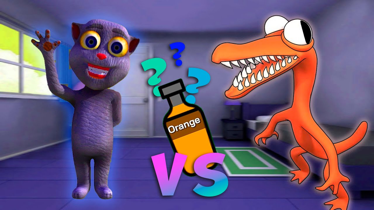 Talking Juan vs 😨 Orange  - Join the Fun with Orange Rainbow Friends
