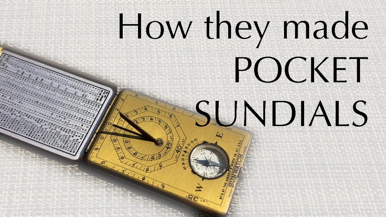 The Sunwatch! 1920s pocket sundial