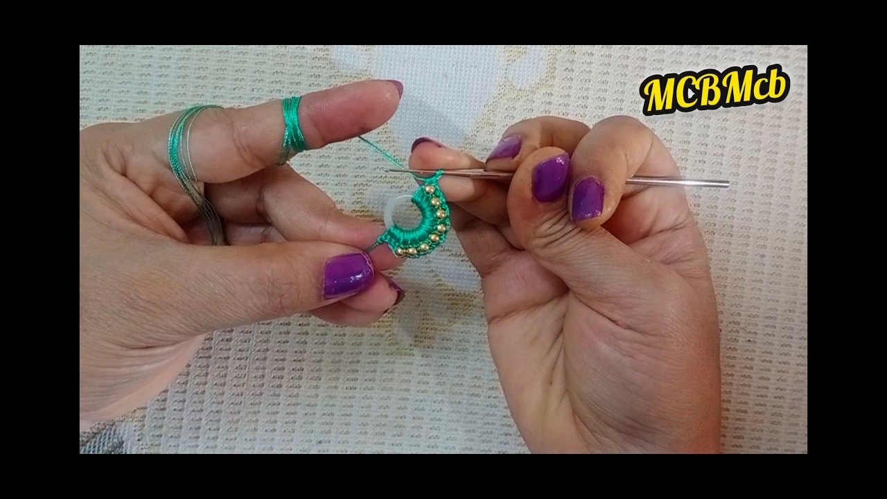 Blouse Latkan Making in just 10mins // Krosha Latkan Design // #crochet, #latkan, #tassels  @MCBMcb