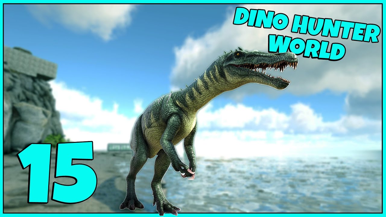 JE TAME DES BARYONYX POUR UNE FUTURE STRAT #15 Ark Dino Hunter World