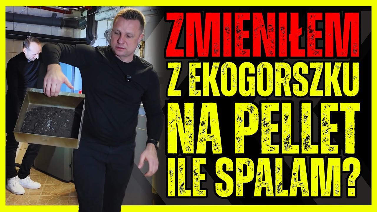Klient mnie SPRAWDZAŁ! Spalił 915 kg pelletu - czy jest ZADOWOLONY? Zmiana z węgla na pellet!
