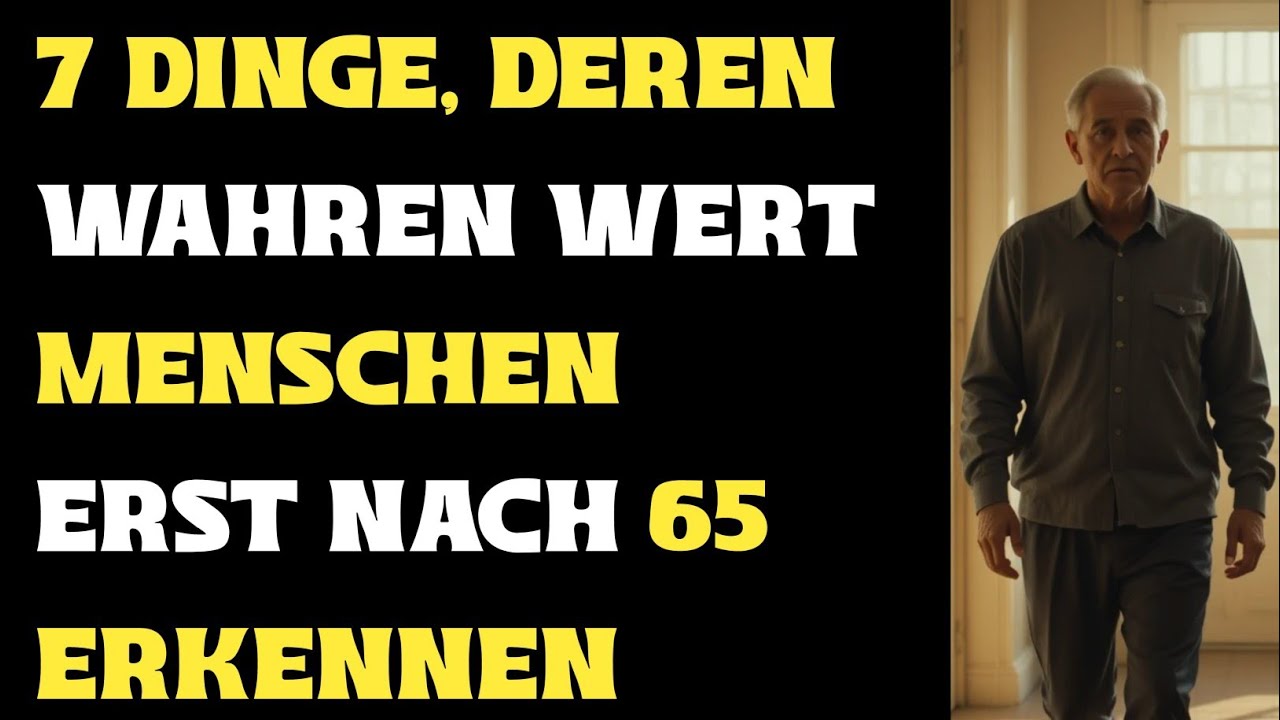 7 Dinge, deren wahren Wert Menschen erst mit 65 erkennen – doch sie kommen nie zurück für immer mehr