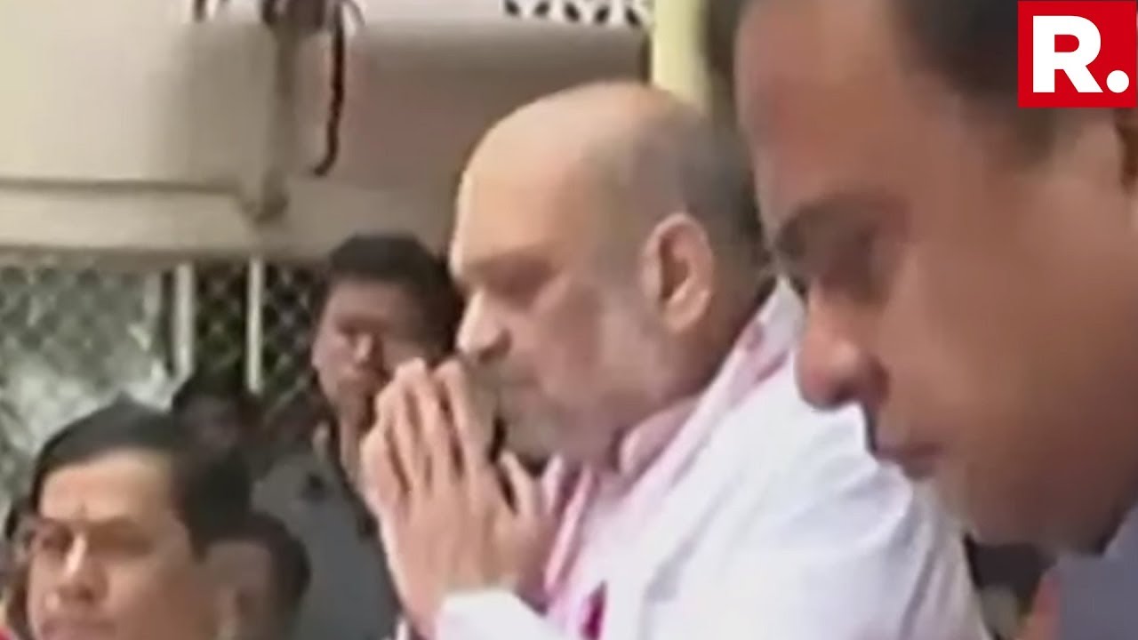 Home Minister Amit Shah in Assam, Visits Guwahati's Maa Kamakhya Temple
